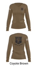 WVU AROTC 40772789 Women's Long Sleeve V-neck Shirt - 17