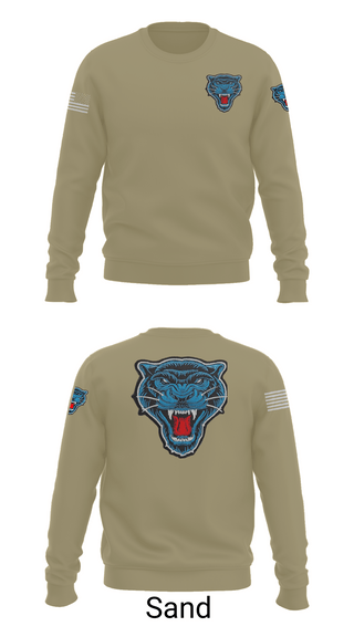 Crew Neck Sweatshirt, Blue Panthers, , Teamtime, Team time, sublimation, custom sports apparel, team uniforms, spirit wear, spiritwear, sports uniforms, custom shirts, team store, custom team store, fundraiser sports, apparel fundraiser