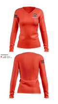 Ferallife Guards 79056222 Women's Long Sleeve V-neck Shirt - 10