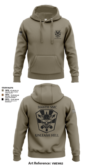 Hoodie, 3666 Support Maintenance Company, , Teamtime, Team time, sublimation, custom sports apparel, team uniforms, spirit wear, spiritwear, sports uniforms, custom shirts, team store, custom team store, fundraiser sports, apparel fundraiser