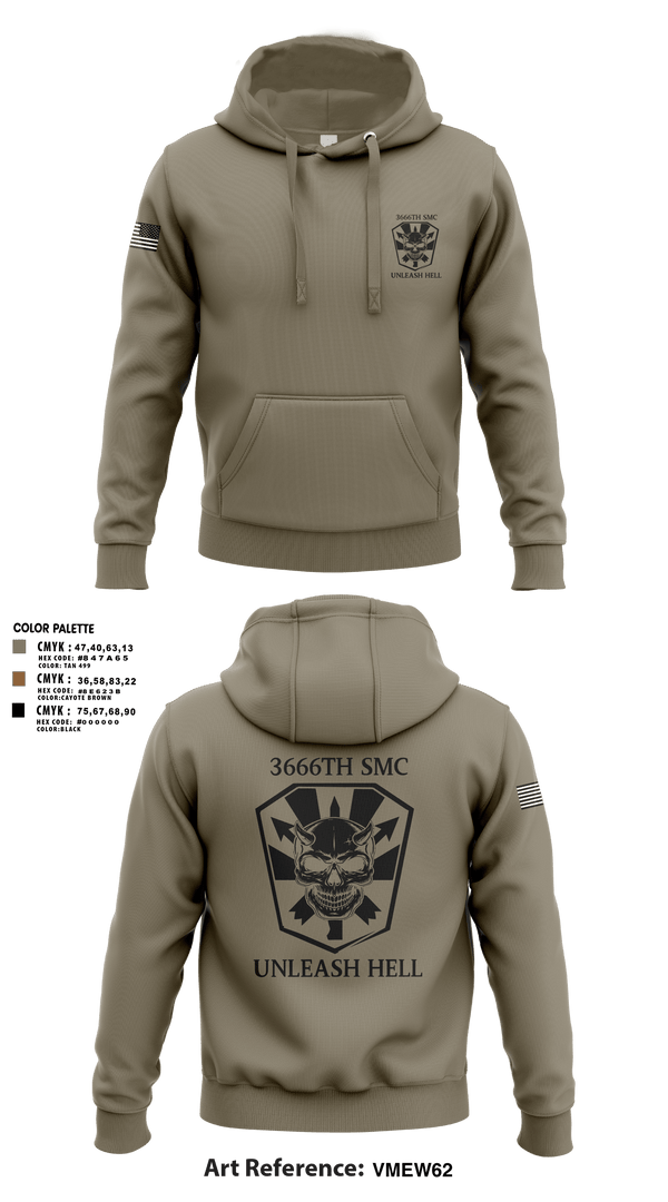 Hoodie, 3666 Support Maintenance Company, , Teamtime, Team time, sublimation, custom sports apparel, team uniforms, spirit wear, spiritwear, sports uniforms, custom shirts, team store, custom team store, fundraiser sports, apparel fundraiser
