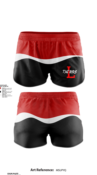 Lexington High School Track and Field 41397893 Women's Shorts - 1 (1)