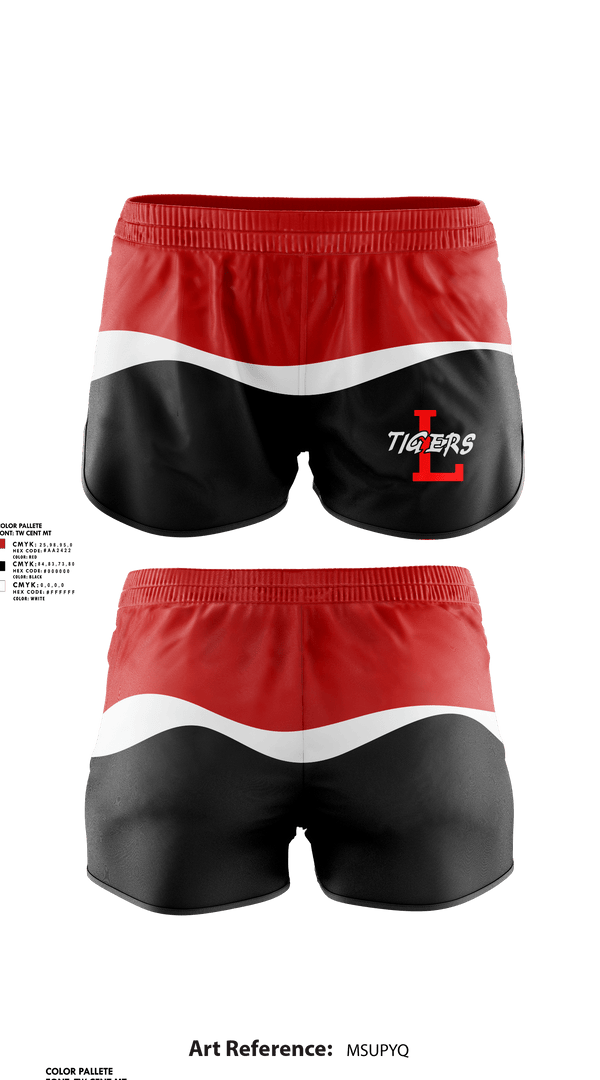 Womens Shorts, Lexington High School Track and Field, Track & Field, Teamtime, Team time, sublimation, custom sports apparel, team uniforms, spirit wear, spiritwear, sports uniforms, custom shirts, team store, custom team store, fundraiser sports, apparel fundraiser