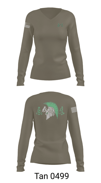 Greeks 13518002 Women's Long Sleeve V-neck Shirt - 77