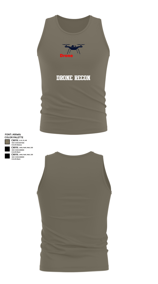 Tank Top, DRONE RECON, , Teamtime, Team time, sublimation, custom sports apparel, team uniforms, spirit wear, spiritwear, sports uniforms, custom shirts, team store, custom team store, fundraiser sports, apparel fundraiser