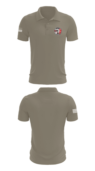 Short Sleeve Performance Polo, Howar Middle School Track & Field, Track & Field, Teamtime, Team time, sublimation, custom sports apparel, team uniforms, spirit wear, spiritwear, sports uniforms, custom shirts, team store, custom team store, fundraiser sports, apparel fundraiser