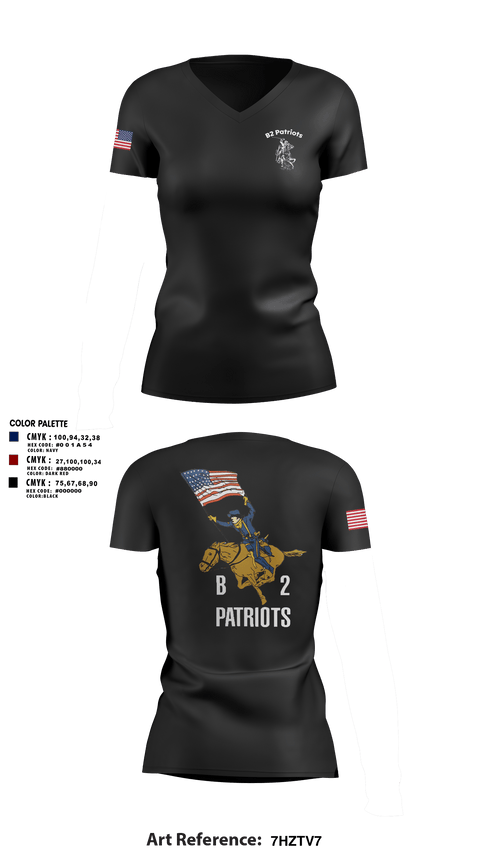 Womens Short Sleeve Vneck Shirt, B2 Patriots sports, Army, Teamtime, Team time, sublimation, custom sports apparel, team uniforms, spirit wear, spiritwear, sports uniforms, custom shirts, team store, custom team store, fundraiser sports, apparel fundraiser