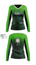 Kelly’s Irish Pub 62324000 Women's Long Sleeve V-neck Shirt - 1
