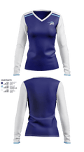 Oakmont High School 85080162 Women's Long Sleeve V-neck Shirt - 1