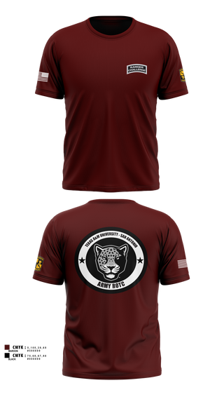 Old School Cotton Feel Shirt, TAMUSA ROTC, Army, Teamtime, Team time, sublimation, custom sports apparel, team uniforms, spirit wear, spiritwear, sports uniforms, custom shirts, team store, custom team store, fundraiser sports, apparel fundraiser