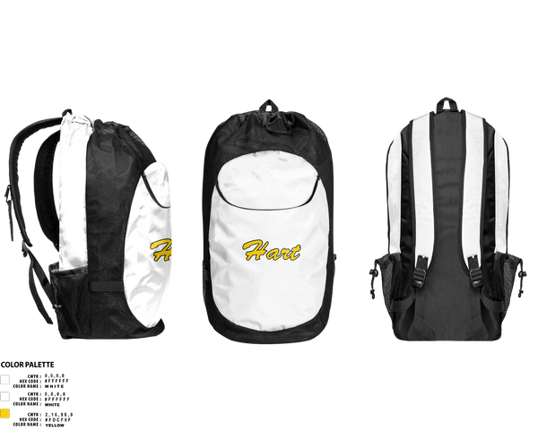 Gear Bag, William S Hart Baseball and Softball, Baseball, Teamtime, Team time, sublimation, custom sports apparel, team uniforms, spirit wear, spiritwear, sports uniforms, custom shirts, team store, custom team store, fundraiser sports, apparel fundraiser