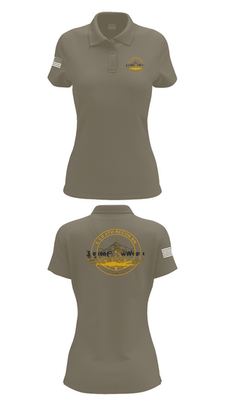 Womens Short Sleeve Performance Polo, E Co 4th Recon BN, , Teamtime, Team time, sublimation, custom sports apparel, team uniforms, spirit wear, spiritwear, sports uniforms, custom shirts, team store, custom team store, fundraiser sports, apparel fundraiser