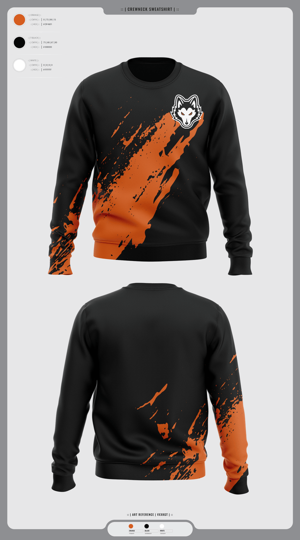 Crew Neck Sweatshirt, Pawhuska High School Baseball, Baseball, Teamtime, Team time, sublimation, custom sports apparel, team uniforms, spirit wear, spiritwear, sports uniforms, custom shirts, team store, custom team store, fundraiser sports, apparel fundraiser