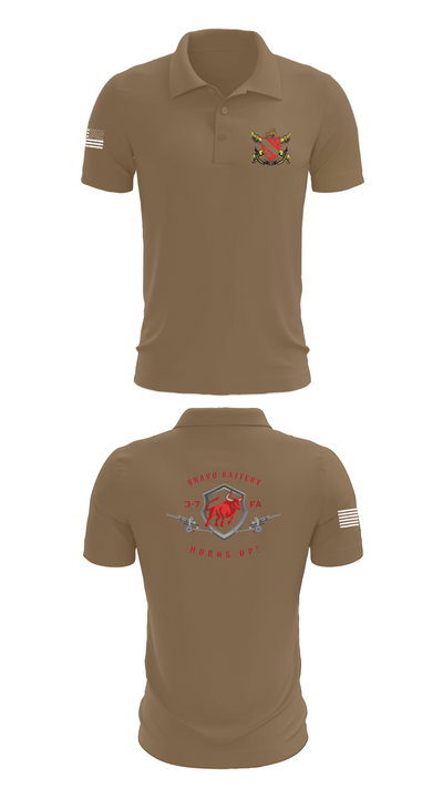 Bravo Battery 3-7 FA 34354529 Short Sleeve Performance Polo - 7