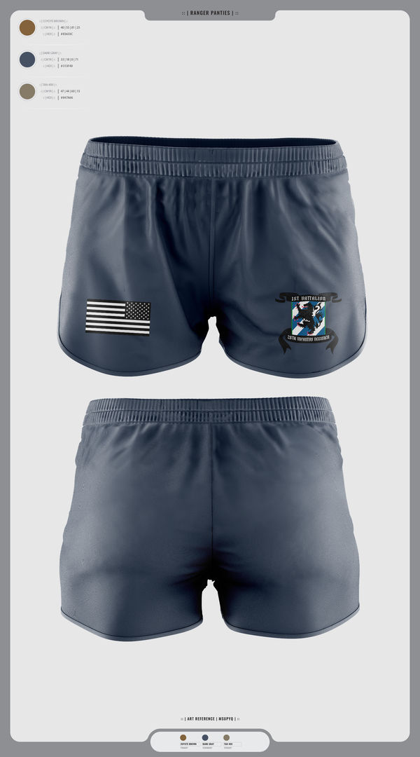 Ranger Panties, 1-28 Infantry battalion, , Teamtime, Team time, sublimation, custom sports apparel, team uniforms, spirit wear, spiritwear, sports uniforms, custom shirts, team store, custom team store, fundraiser sports, apparel fundraiser
