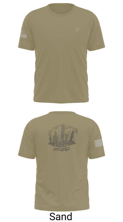 Cook County Sheriff’s Department 90143453 Old School Cotton Feel Shirt - 86