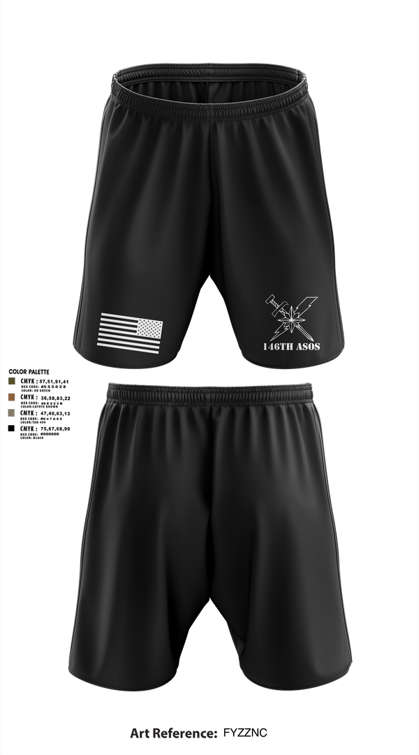 Athletic Shorts With Pockets, 146th ASOS, Air Force, Teamtime, Team time, sublimation, custom sports apparel, team uniforms, spirit wear, spiritwear, sports uniforms, custom shirts, team store, custom team store, fundraiser sports, apparel fundraiser