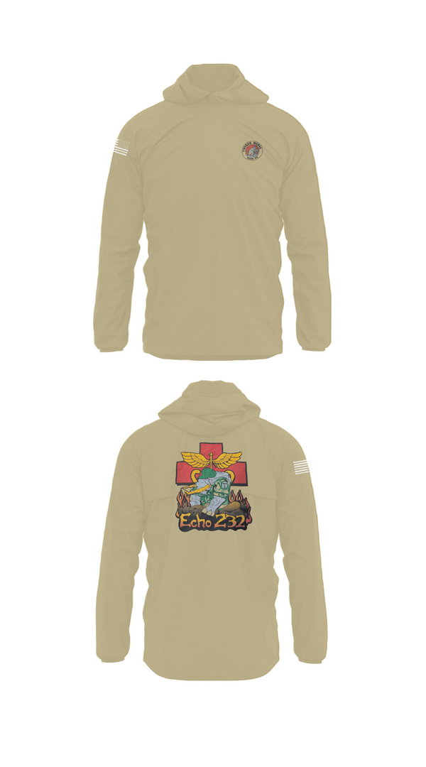 Windbreaker, Echo Company 232nd battalion, Army, Teamtime, Team time, sublimation, custom sports apparel, team uniforms, spirit wear, spiritwear, sports uniforms, custom shirts, team store, custom team store, fundraiser sports, apparel fundraiser