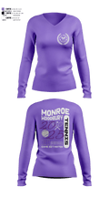 1-141 INFANTRY REGIMENT Women's Long Sleeve V-neck Shirt -1 8