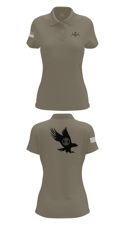 MVIM Level 3 52585841 Women's Short Sleeve Performance Polo  - 75