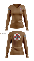 349th Medical Augmentation Det. 9744755 Women's Long Sleeve V-neck Shirt - 2