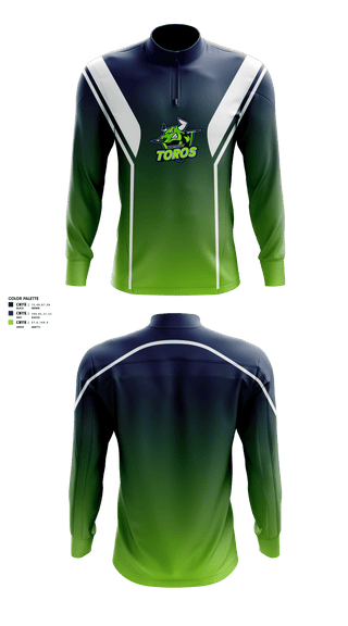 Quarter Zip Jacket, Northeast Toros Football, Football, Teamtime, Team time, sublimation, custom sports apparel, team uniforms, spirit wear, spiritwear, sports uniforms, custom shirts, team store, custom team store, fundraiser sports, apparel fundraiser