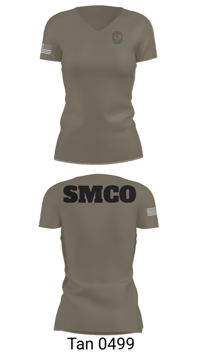 SMCO 97936482 Women's Short Sleeve V-neck Shirt - 68