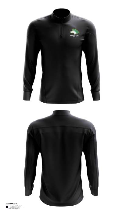 Sweet Home High School Golf 40290902 Quarter Zip Jacket - 10