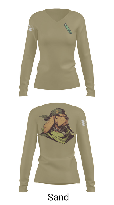 Supply Chain Management 82795963 Women's Long Sleeve V-neck Shirt - 97
