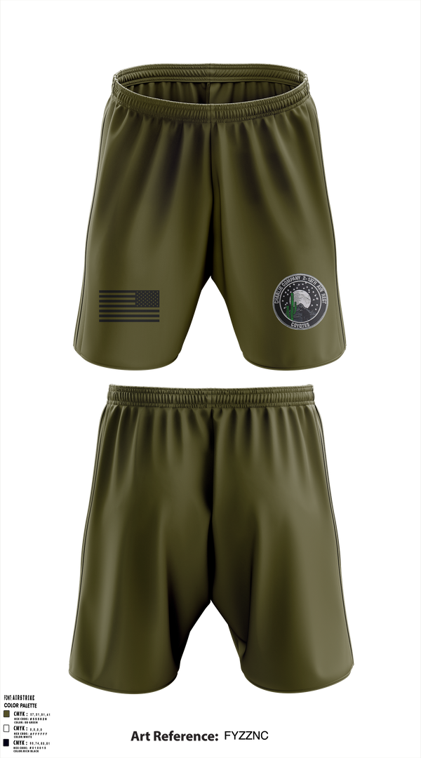 Athletic Shorts With Pockets, C Co. 2-13th, , Teamtime, Team time, sublimation, custom sports apparel, team uniforms, spirit wear, spiritwear, sports uniforms, custom shirts, team store, custom team store, fundraiser sports, apparel fundraiser