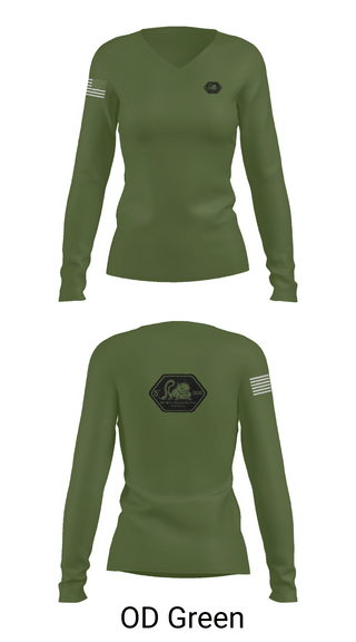 Womens Long Sleeve Vneck Shirt, TCU Ranger Challenge, , Teamtime, Team time, sublimation, custom sports apparel, team uniforms, spirit wear, spiritwear, sports uniforms, custom shirts, team store, custom team store, fundraiser sports, apparel fundraiser
