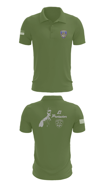 California Highway Patrol 18919595 Short Sleeve Performance Polo - 45