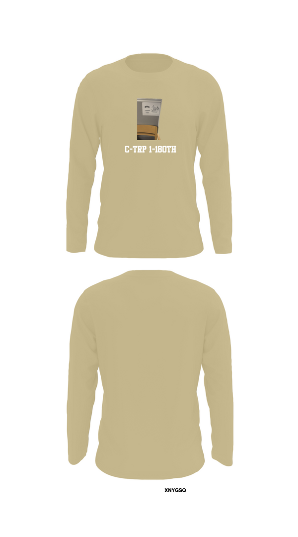 Long Sleeve Performance Shirt, C-Trp 1-180th, , Teamtime, Team time, sublimation, custom sports apparel, team uniforms, spirit wear, spiritwear, sports uniforms, custom shirts, team store, custom team store, fundraiser sports, apparel fundraiser