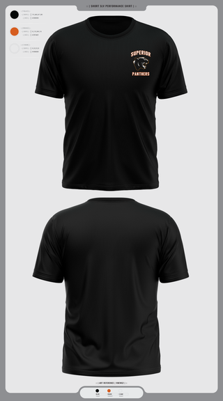 Short Sleeve Performance Shirt, Superior Panthers, Baseball, Teamtime, Team time, sublimation, custom sports apparel, team uniforms, spirit wear, spiritwear, sports uniforms, custom shirts, team store, custom team store, fundraiser sports, apparel fundraiser
