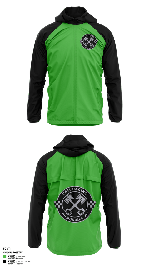 Windbreaker, Cam racing, , Teamtime, Team time, sublimation, custom sports apparel, team uniforms, spirit wear, spiritwear, sports uniforms, custom shirts, team store, custom team store, fundraiser sports, apparel fundraiser