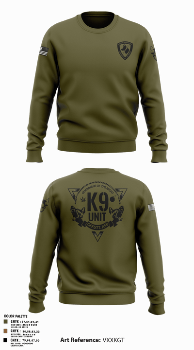 Guardians of the Night 82205307 Crew Neck Sweatshirt - 105