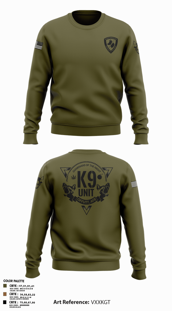 Crew Neck Sweatshirt, Guardians of the Night, , Teamtime, Team time, sublimation, custom sports apparel, team uniforms, spirit wear, spiritwear, sports uniforms, custom shirts, team store, custom team store, fundraiser sports, apparel fundraiser