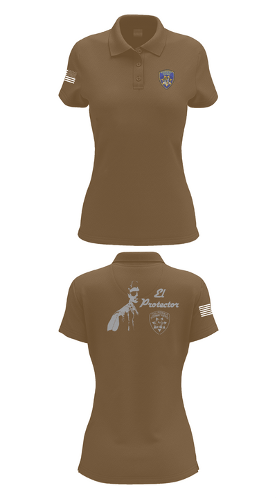 California Highway Patrol 18919595 Women's Short Sleeve Performance Polo  - 14