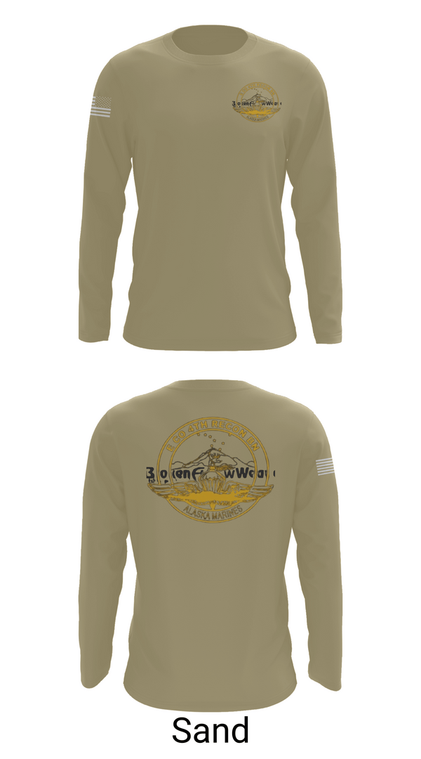 Long Sleeve Performance Shirt, E Co 4th Recon BN, , Teamtime, Team time, sublimation, custom sports apparel, team uniforms, spirit wear, spiritwear, sports uniforms, custom shirts, team store, custom team store, fundraiser sports, apparel fundraiser