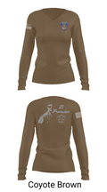 California Highway Patrol 18919595 Women's Long Sleeve V-neck Shirt - 16