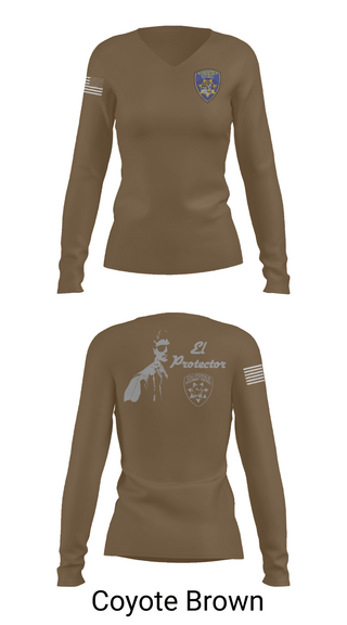 Womens Long Sleeve Vneck Shirt, California Highway Patrol, , Teamtime, Team time, sublimation, custom sports apparel, team uniforms, spirit wear, spiritwear, sports uniforms, custom shirts, team store, custom team store, fundraiser sports, apparel fundraiser