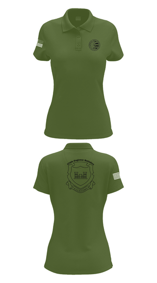 Womens Short Sleeve Performance Polo, 132d MRBC, 579th EN BN, 49th MP DIV, , Teamtime, Team time, sublimation, custom sports apparel, team uniforms, spirit wear, spiritwear, sports uniforms, custom shirts, team store, custom team store, fundraiser sports, apparel fundraiser