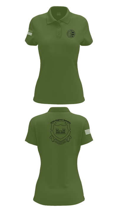 132d MRBC, 579th EN BN, 49th MP DIV 50518216 Women's Short Sleeve Performance Polo  - 52