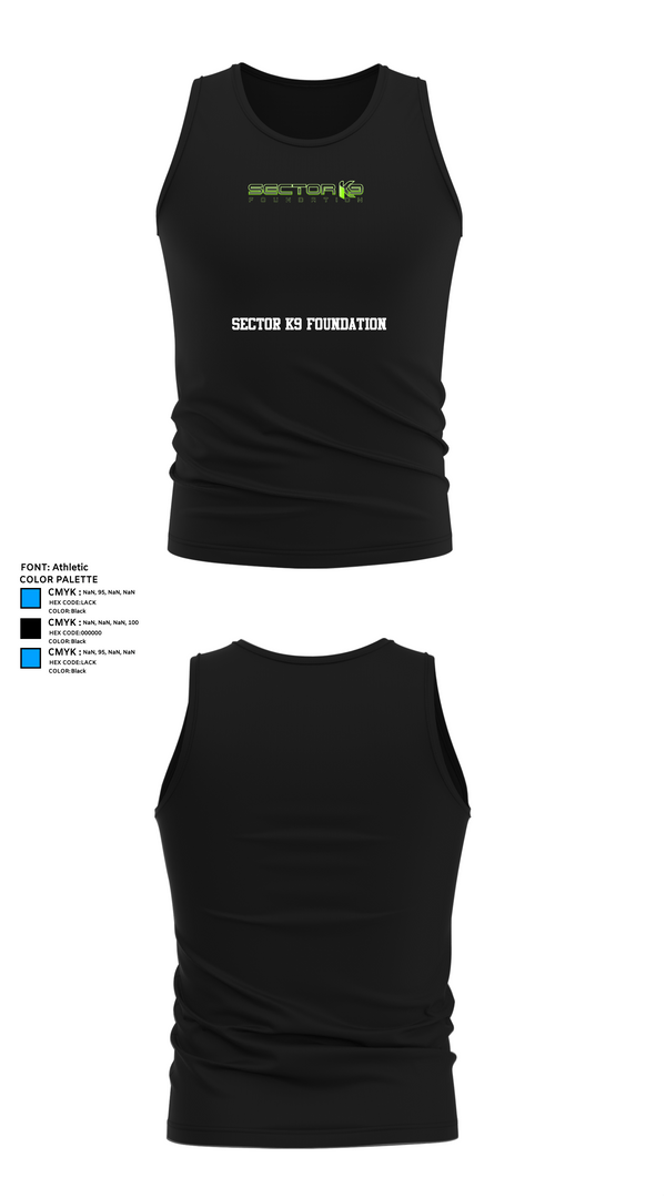 Tank Top, Sector K9 Foundation, , Teamtime, Team time, sublimation, custom sports apparel, team uniforms, spirit wear, spiritwear, sports uniforms, custom shirts, team store, custom team store, fundraiser sports, apparel fundraiser