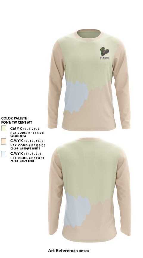 Long Sleeve Performance Shirt, Wanderer, Cross Country, Teamtime, Team time, sublimation, custom sports apparel, team uniforms, spirit wear, spiritwear, sports uniforms, custom shirts, team store, custom team store, fundraiser sports, apparel fundraiser