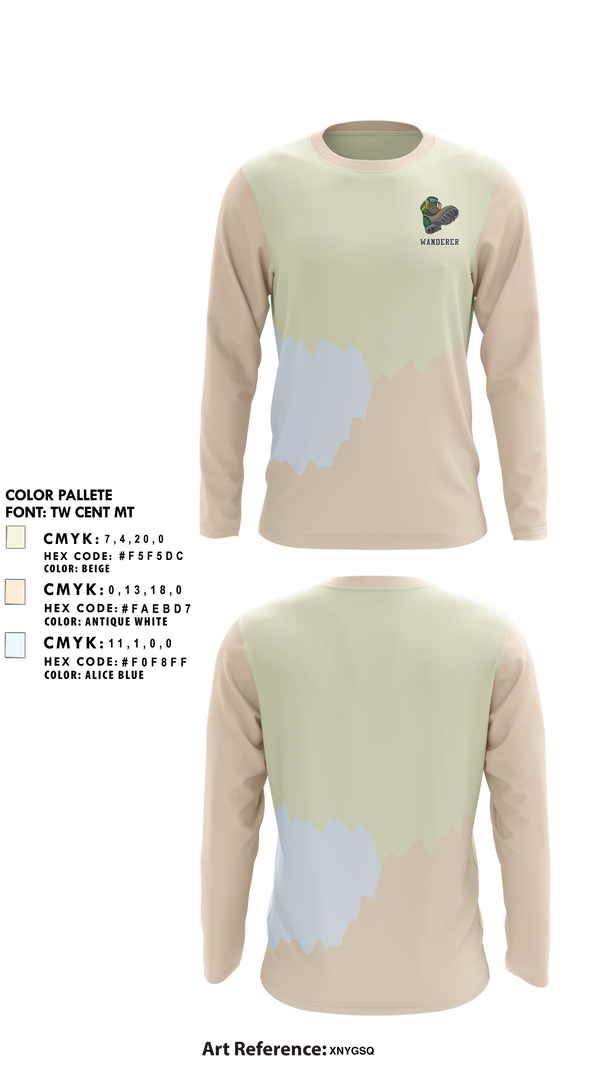 Long Sleeve Performance Shirt, Wanderer, Cross Country, Teamtime, Team time, sublimation, custom sports apparel, team uniforms, spirit wear, spiritwear, sports uniforms, custom shirts, team store, custom team store, fundraiser sports, apparel fundraiser