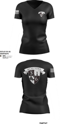 MCAS Yuma Station S6 57847076 Women's Short Sleeve V-neck Shirt - 27