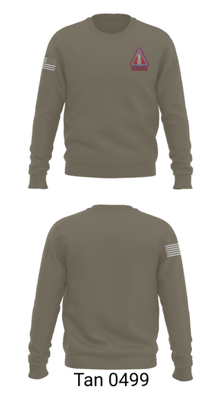 Crew Neck Sweatshirt, Recruiting and Retention Battalion, , Teamtime, Team time, sublimation, custom sports apparel, team uniforms, spirit wear, spiritwear, sports uniforms, custom shirts, team store, custom team store, fundraiser sports, apparel fundraiser