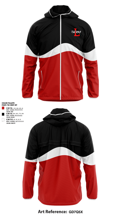 Lexington High School Track and Field 41397893 Windbreaker - 1 (1)