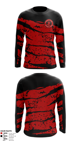 Long Sleeve Performance Shirt, Proctor Raiders, Bowling, Teamtime, Team time, sublimation, custom sports apparel, team uniforms, spirit wear, spiritwear, sports uniforms, custom shirts, team store, custom team store, fundraiser sports, apparel fundraiser
